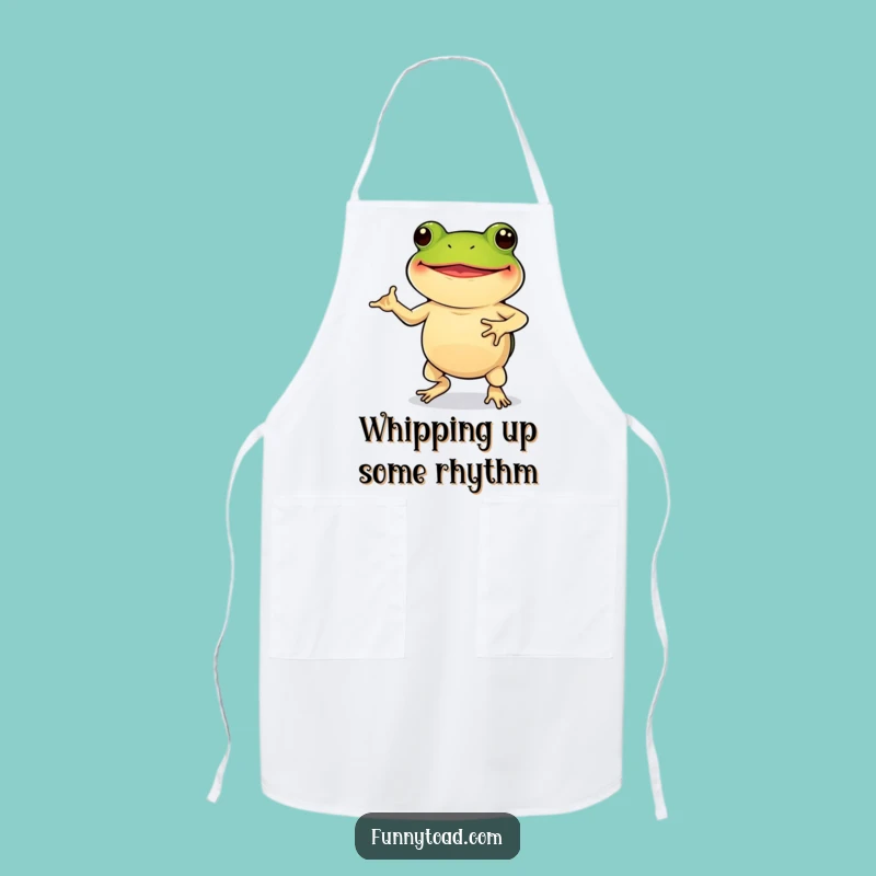 Funny Toad Dance Apron: Cook Up Laughs in the Kitchen