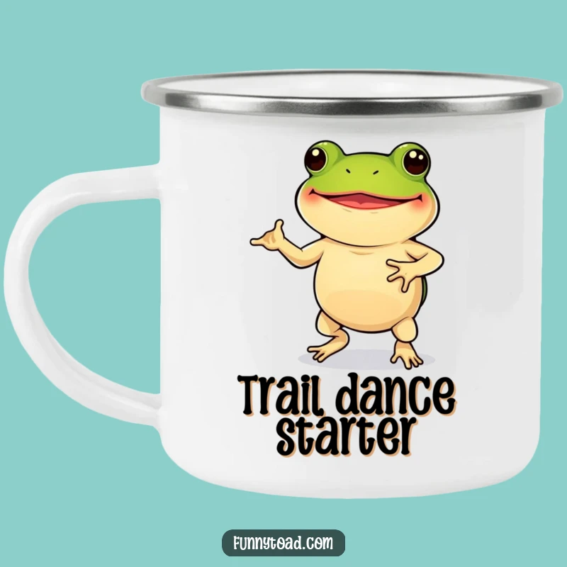 Funny Toad Dance Camping Mug: Adventure Fuel with a Laugh