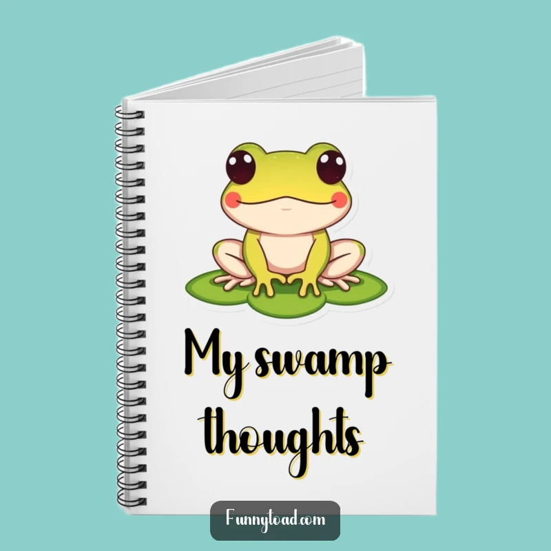 Funny Toad Notebook: Lily Pad Amphibian Journal, Hilarious for Notes and Doodles